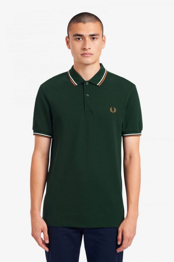 Polo Πικέ Πράσινο (Κυπαρισσί) FRED PERRY - L