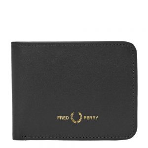Πορτοφόλι Μαύρο Δέρμα FRED PERRY - one size